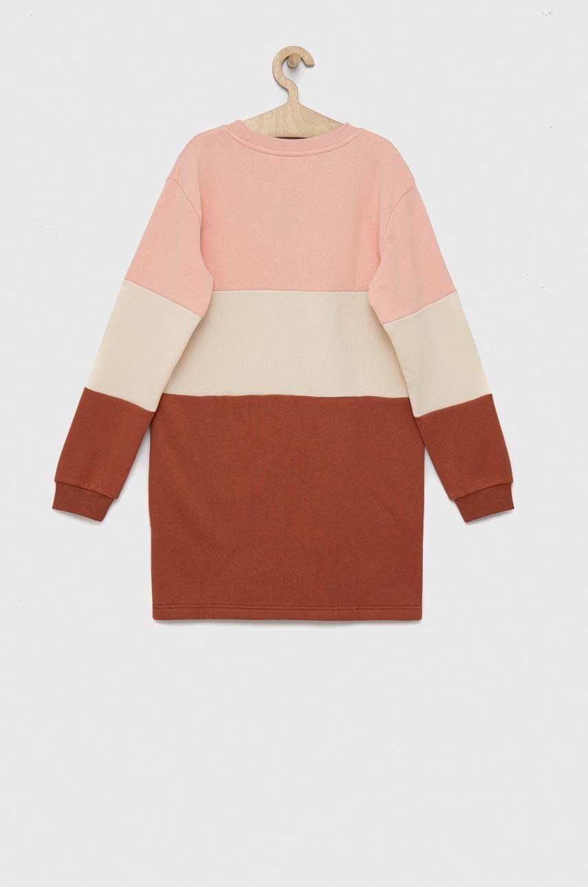 

Дитяча сукня Roxy колір рожевий mini пряма