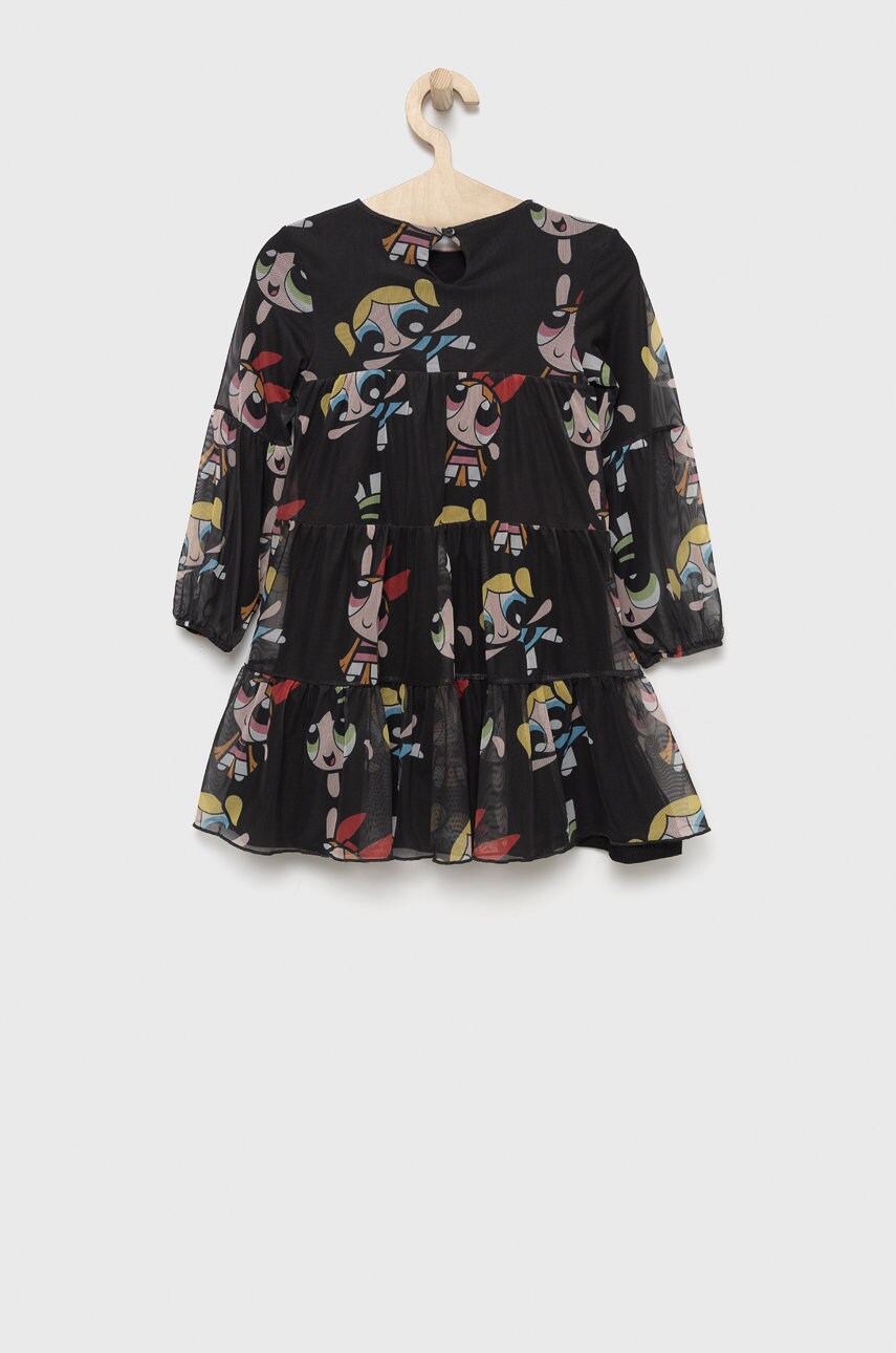 

Дитяча сукня Desigual колір чорний mini розкльошена