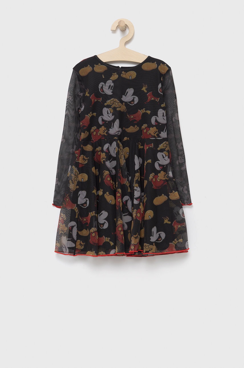 

Дитяча сукня Desigual колір чорний mini розкльошена