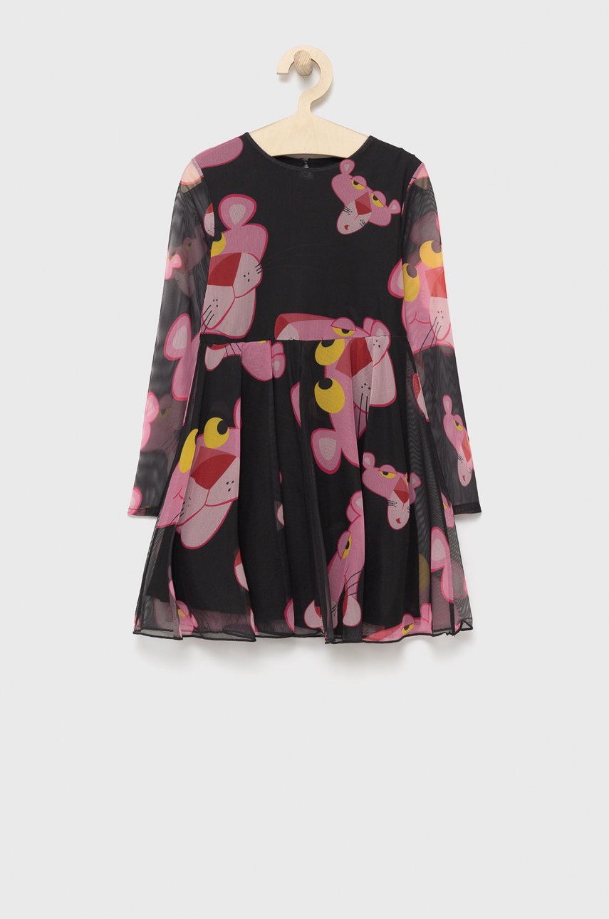

Дитяча сукня Desigual колір чорний mini розкльошена
