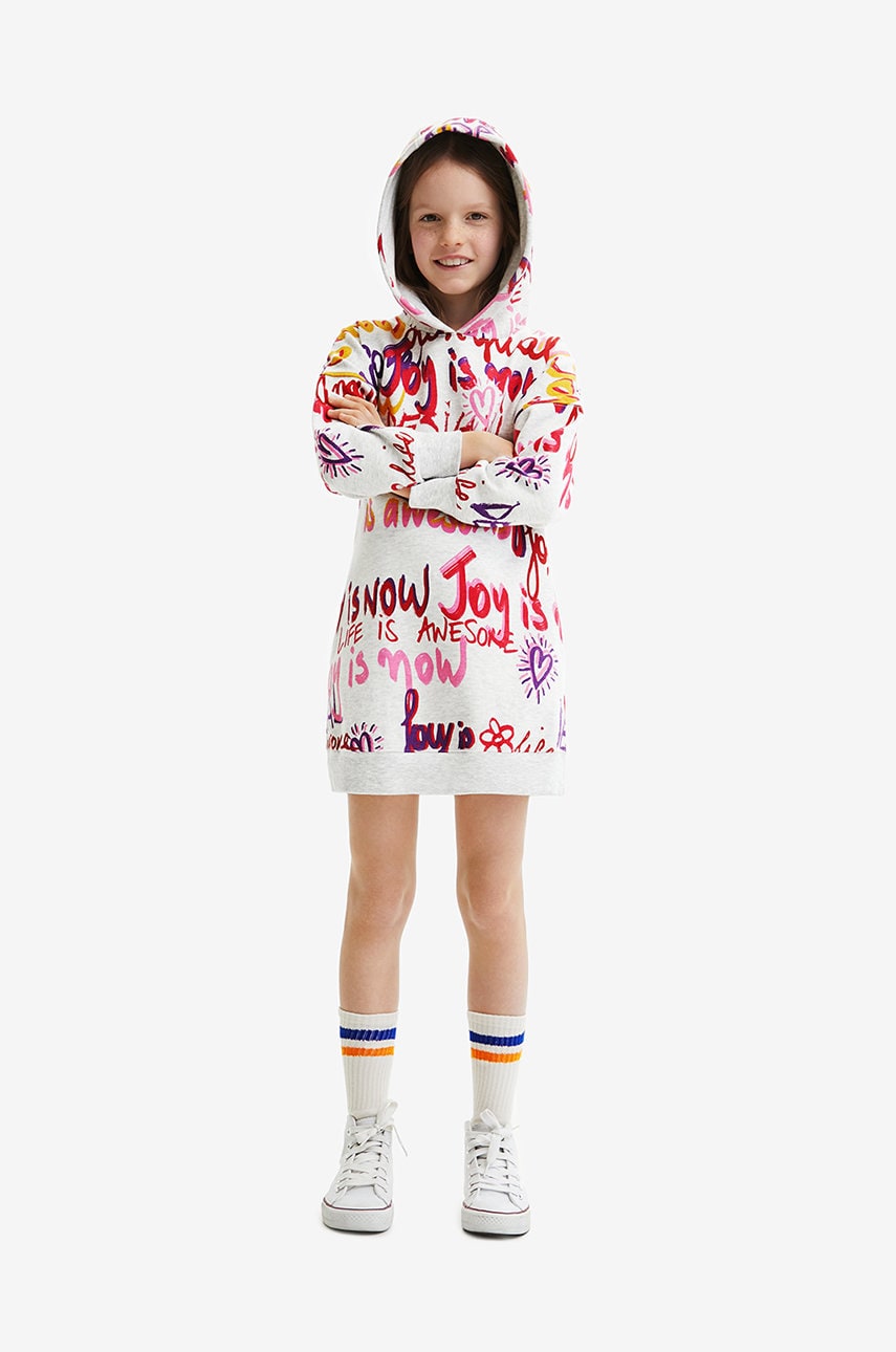 Desigual rochie fete mini, drept