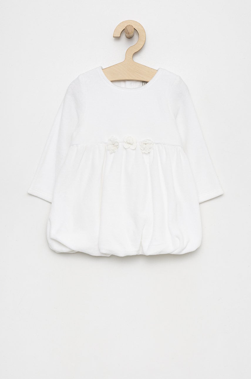 Birba&trybeyond rochie bebe culoarea alb, mini, evazati