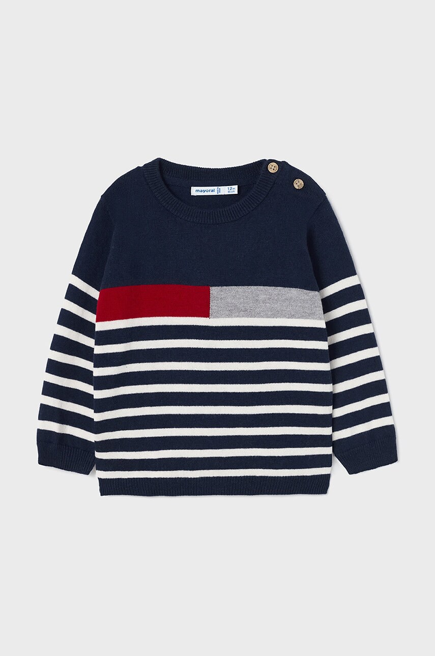 Mayoral pulover copii culoarea albastru marin, light