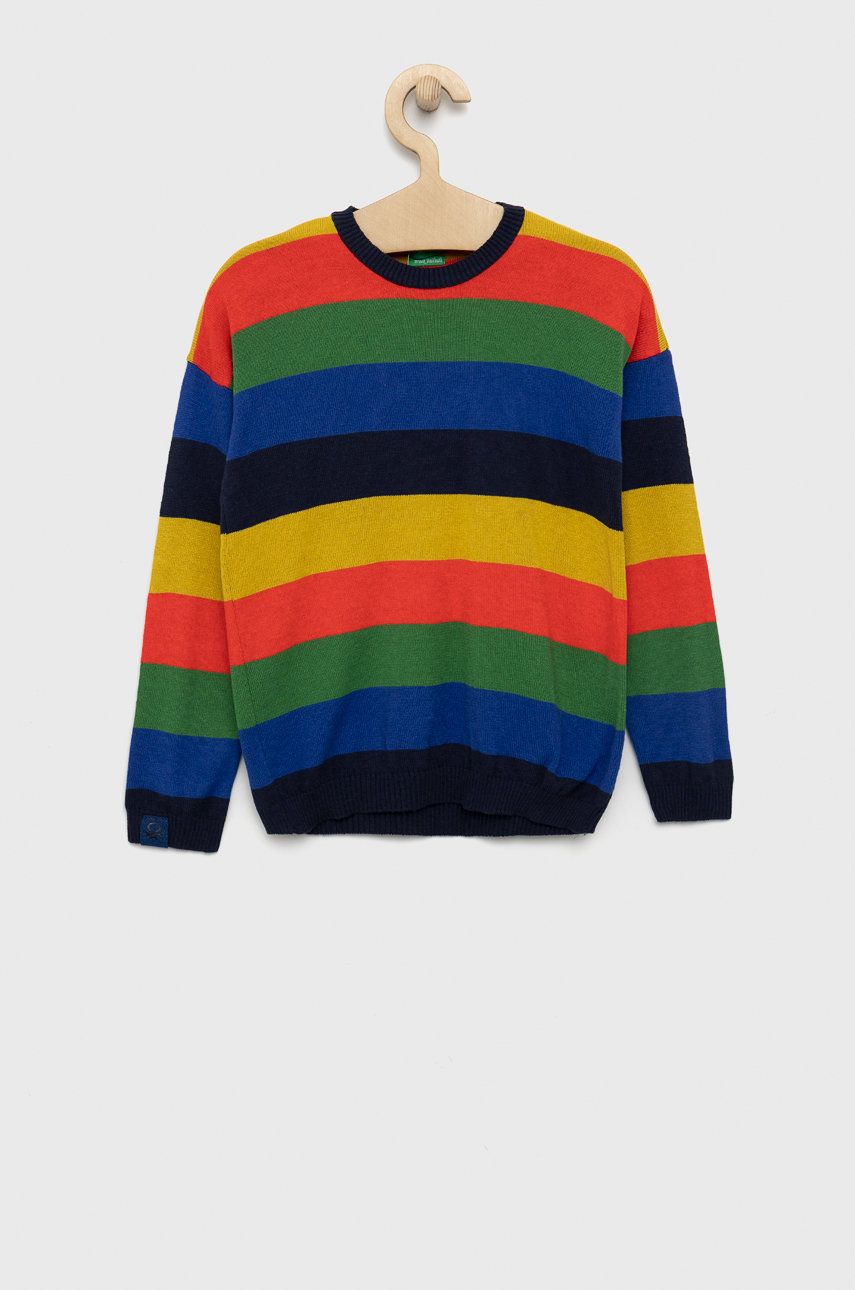 United Colors of Benetton pulover pentru copii din amestec de lana light image0