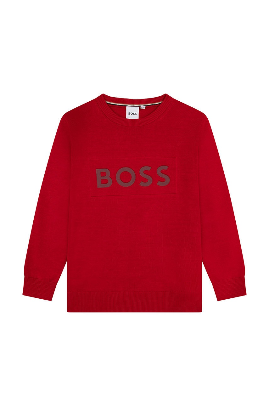 

Детский свитер BOSS цвет розовый лёгкий
