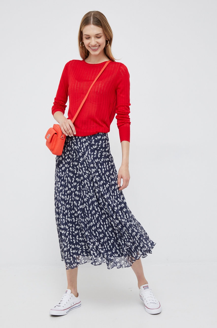 

Свитер Vero Moda женский цвет красный лёгкий