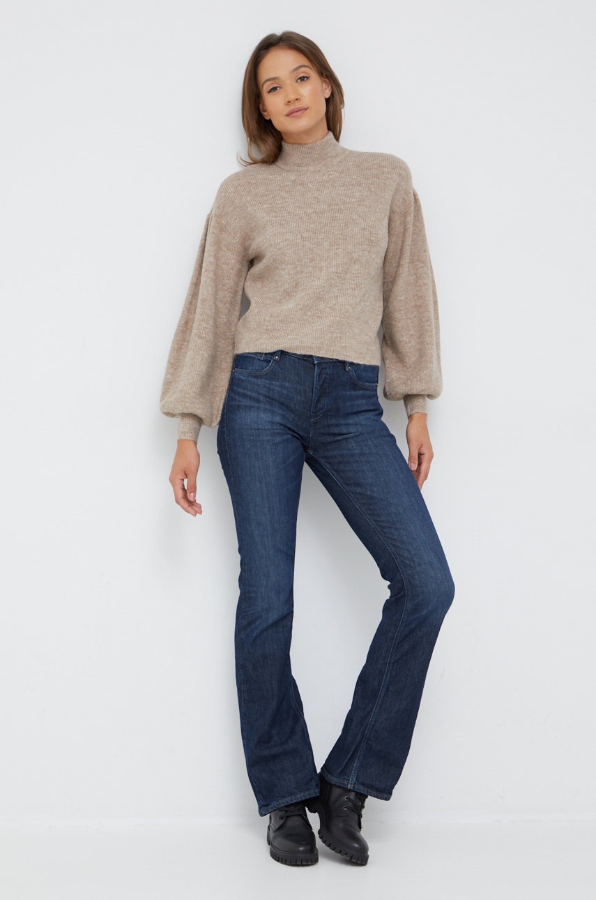 

Свитер Vero Moda женский цвет бежевый лёгкий