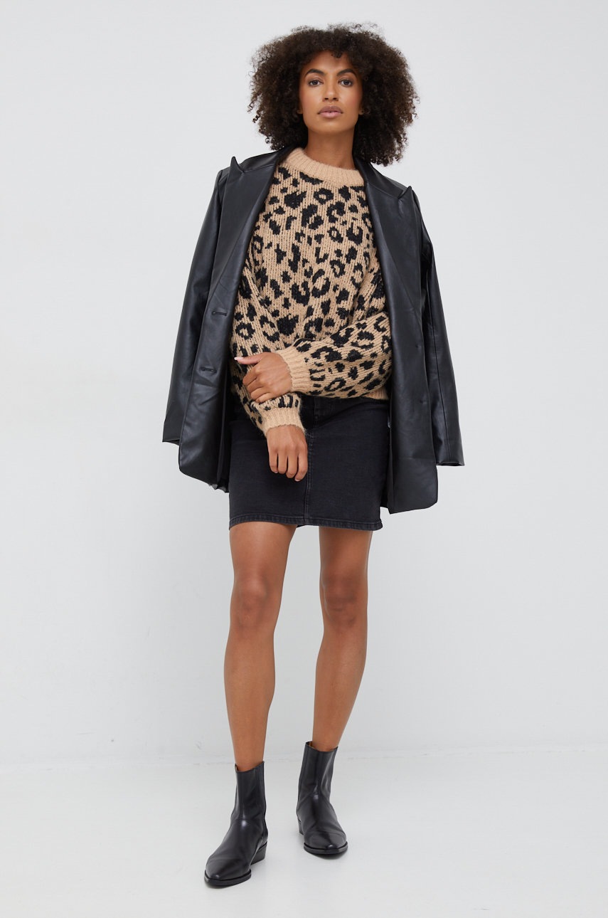 

Светр Vero Moda жіночий колір коричневий теплий
