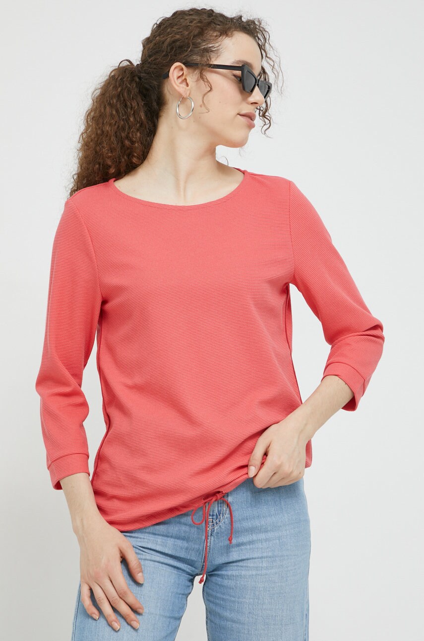 Tom tailor longsleeve femei, culoarea roz