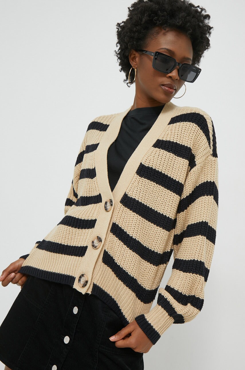Jdy cardigan femei, culoarea bej, călduros