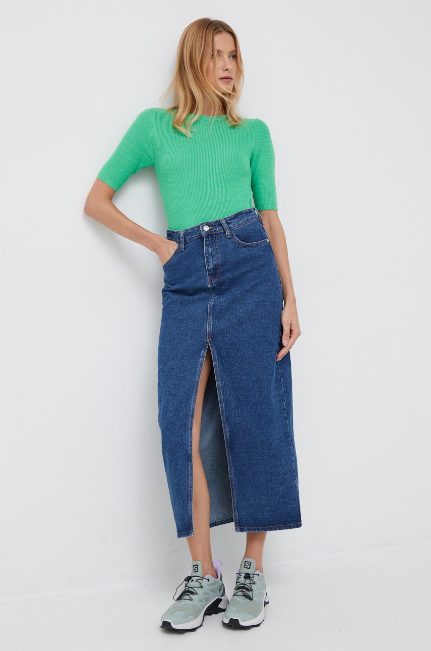 

Светр Vero Moda жіночий колір зелений легкий