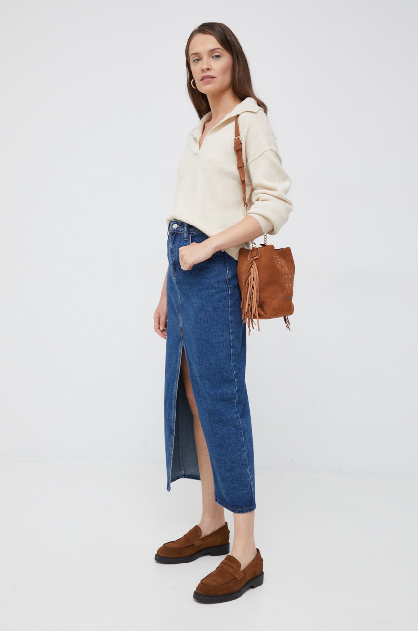 

Свитер Vero Moda женский цвет бежевый