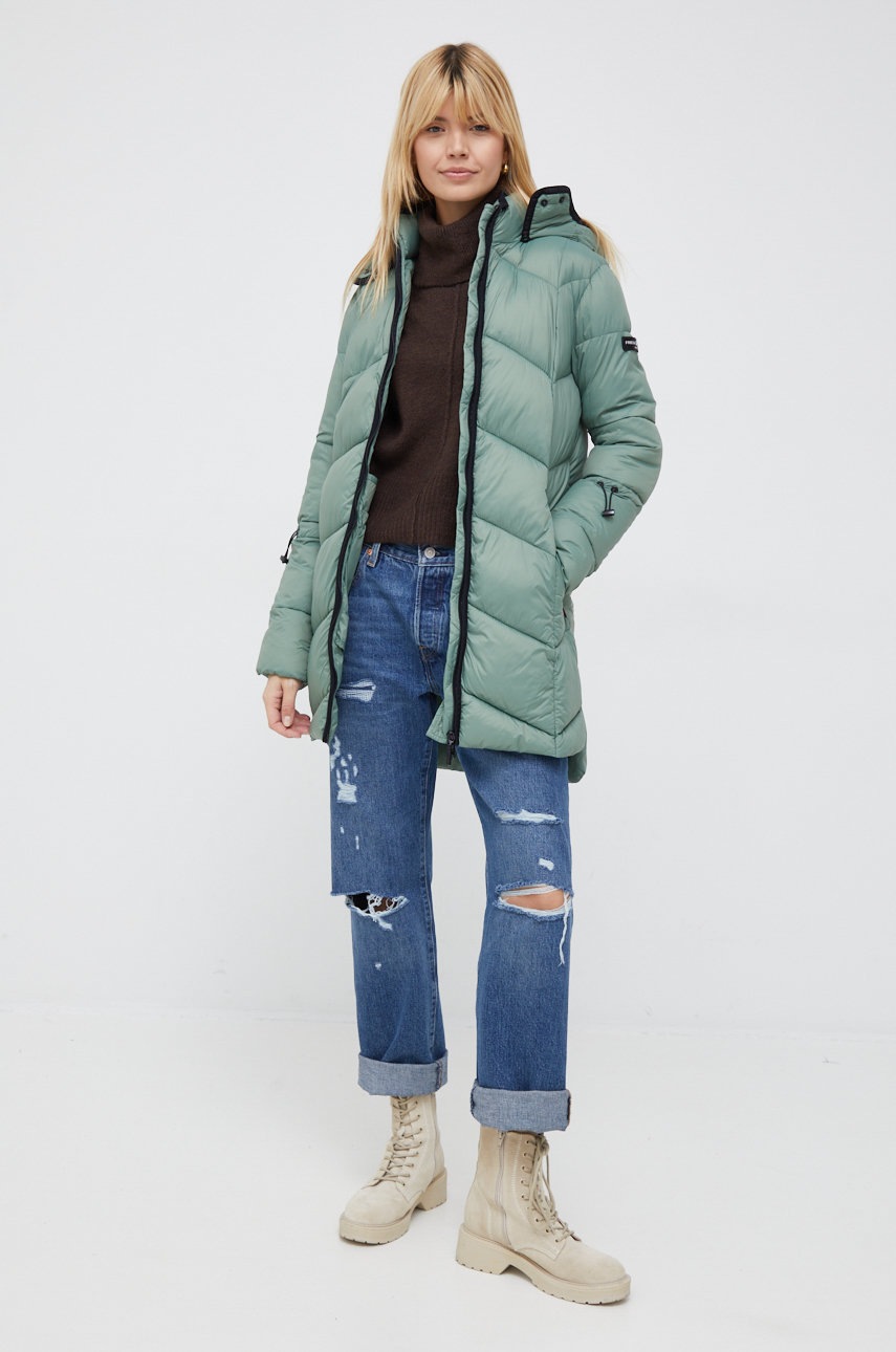 

Светр Vero Moda жіночий колір коричневий легкий гольф