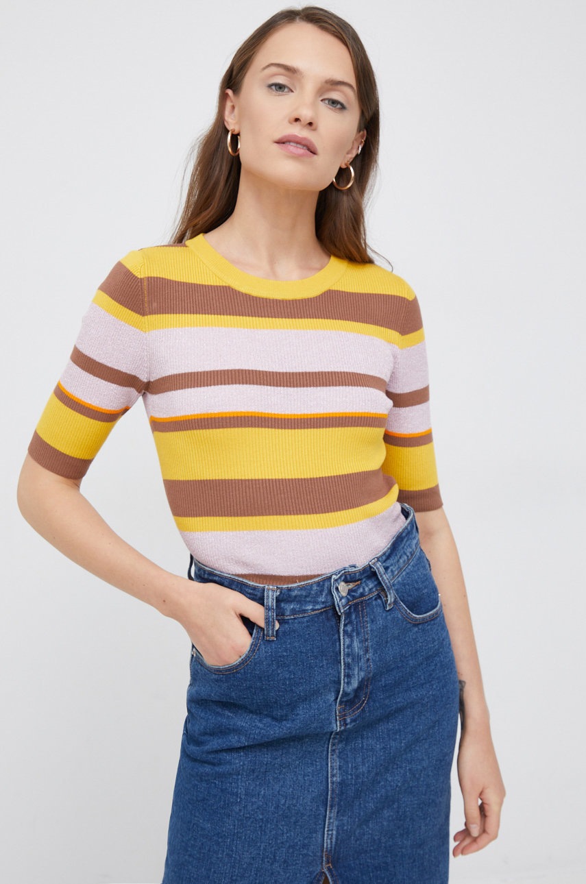 

Светр Vero Moda жіночий колір коричневий легкий