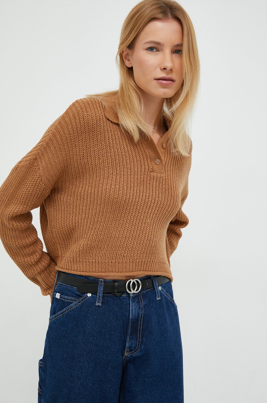 

Свитер Vero Moda женский цвет коричневый