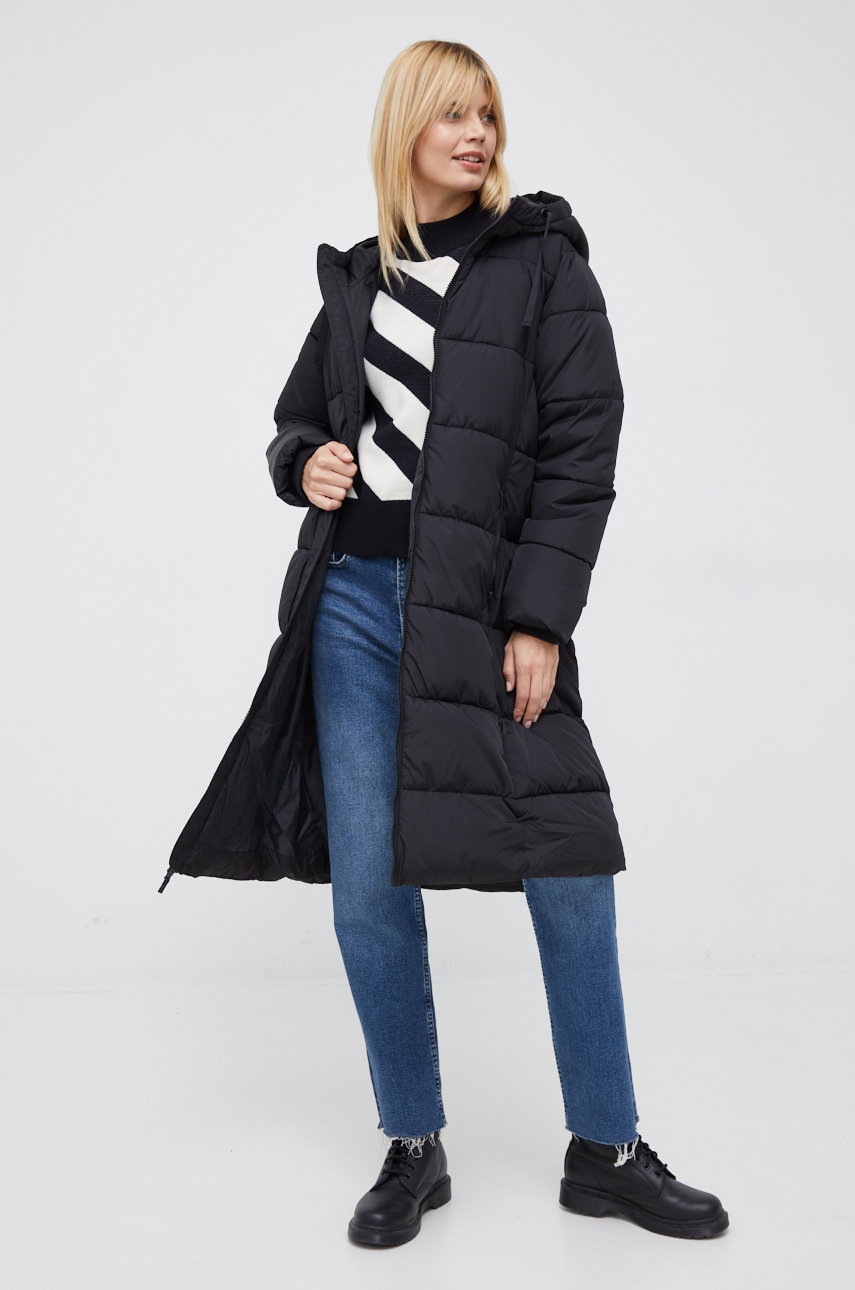 

Светр Vero Moda жіночий колір чорний півгольф