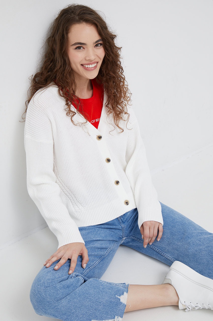 

Памучна жилетка Tommy Hilfiger в бежово, Бежов