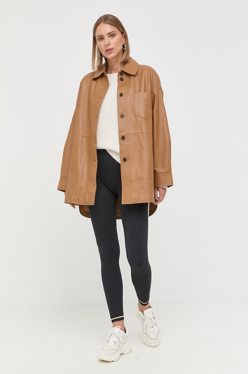 

Светр з домішкою вовни Weekend Max Mara жіночий колір бежевий легкий