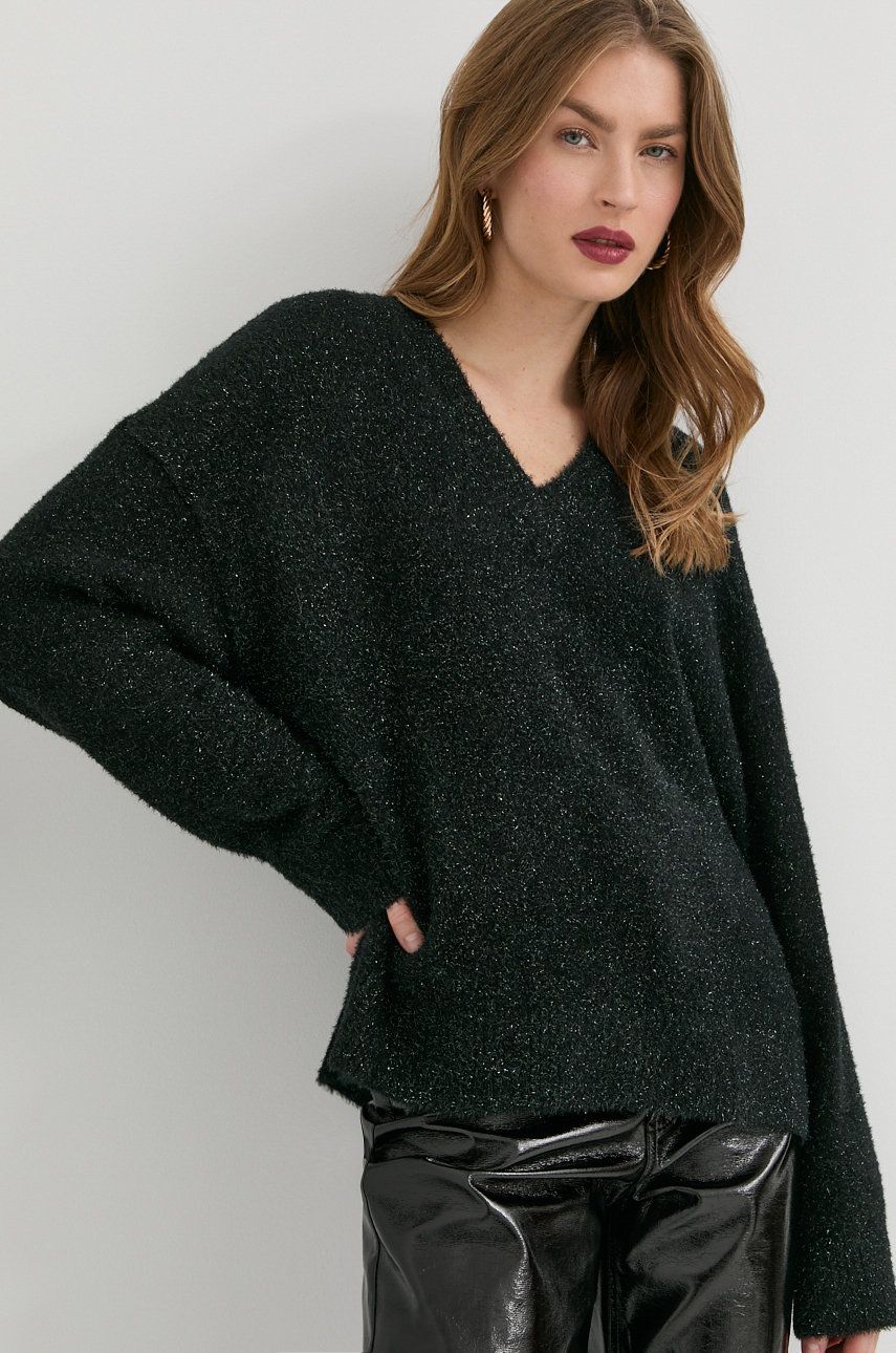 Armani Exchange pulover femei, culoarea negru, answear.ro imagine noua