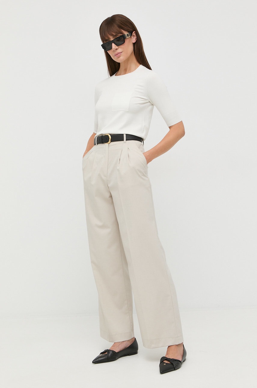 

Свитер Max Mara Leisure женский цвет бежевый лёгкий