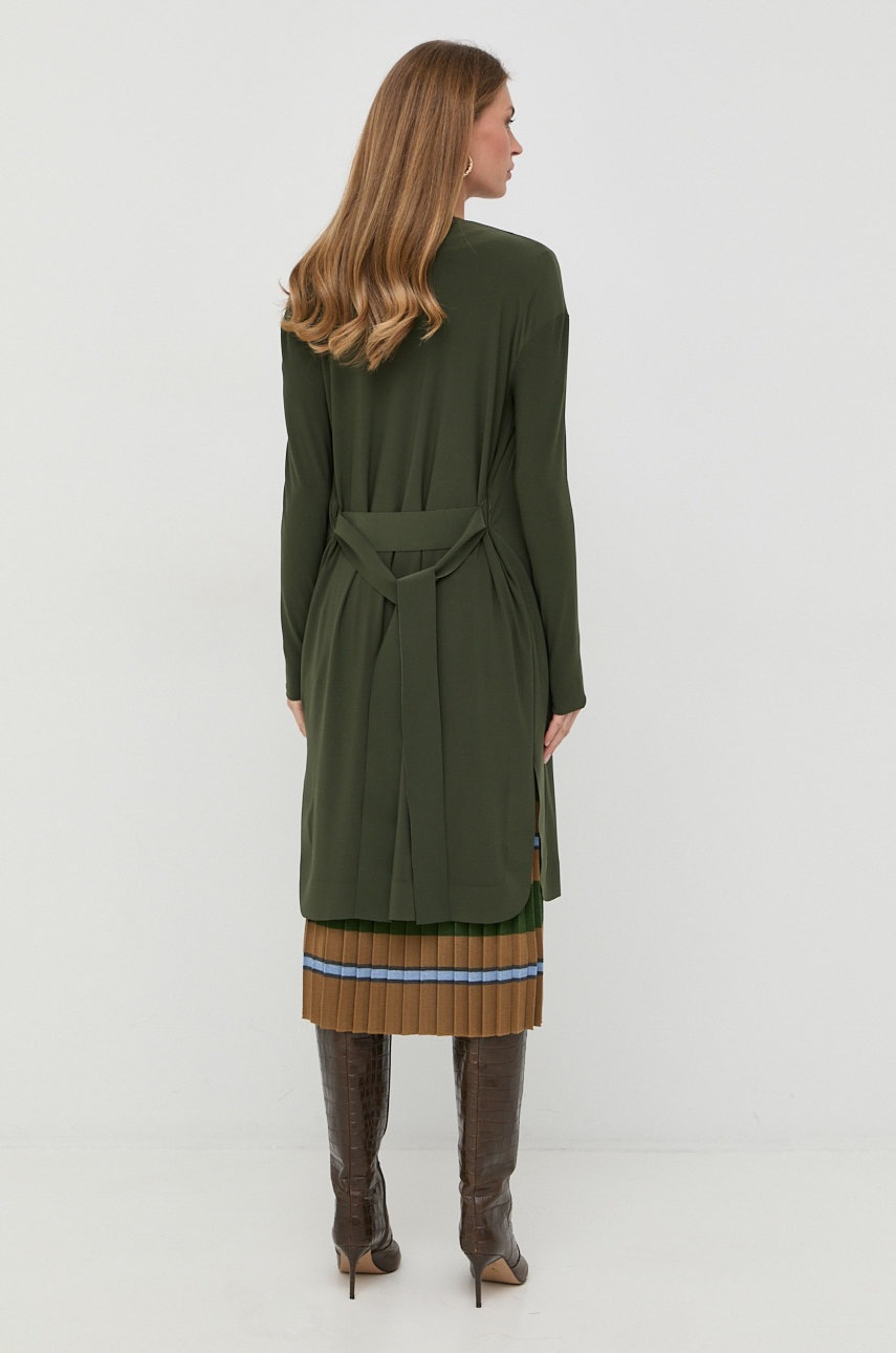 

Джемпер Max Mara Leisure жіночий колір зелений легкий