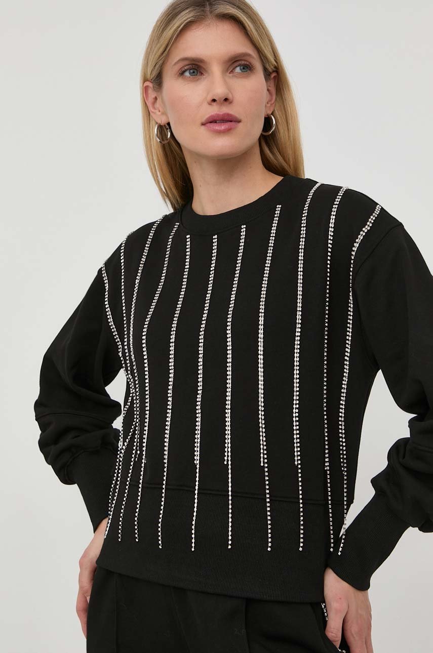 

Кофта Twinset женская цвет чёрный с аппликацией