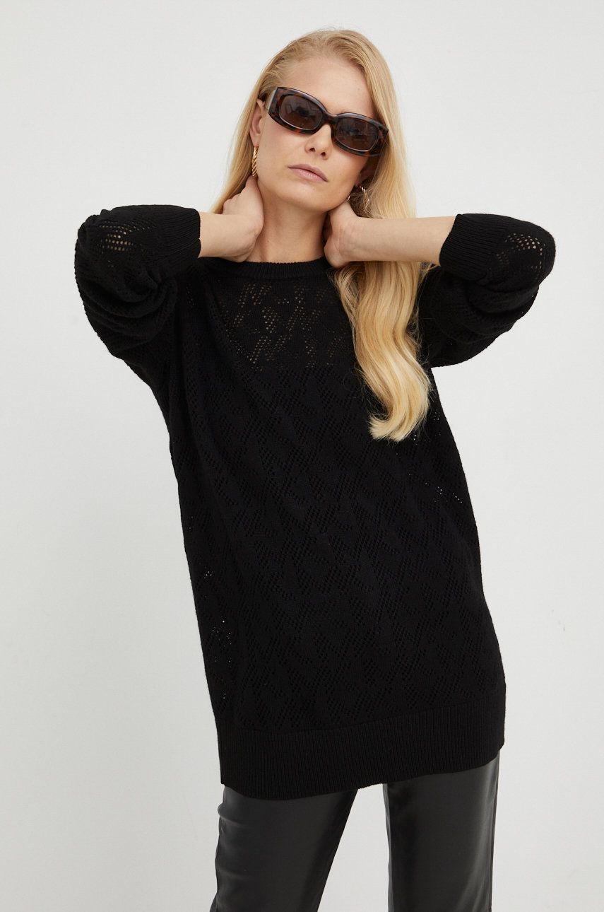 MICHAEL Michael Kors sweter wełniany damski kolor czarny