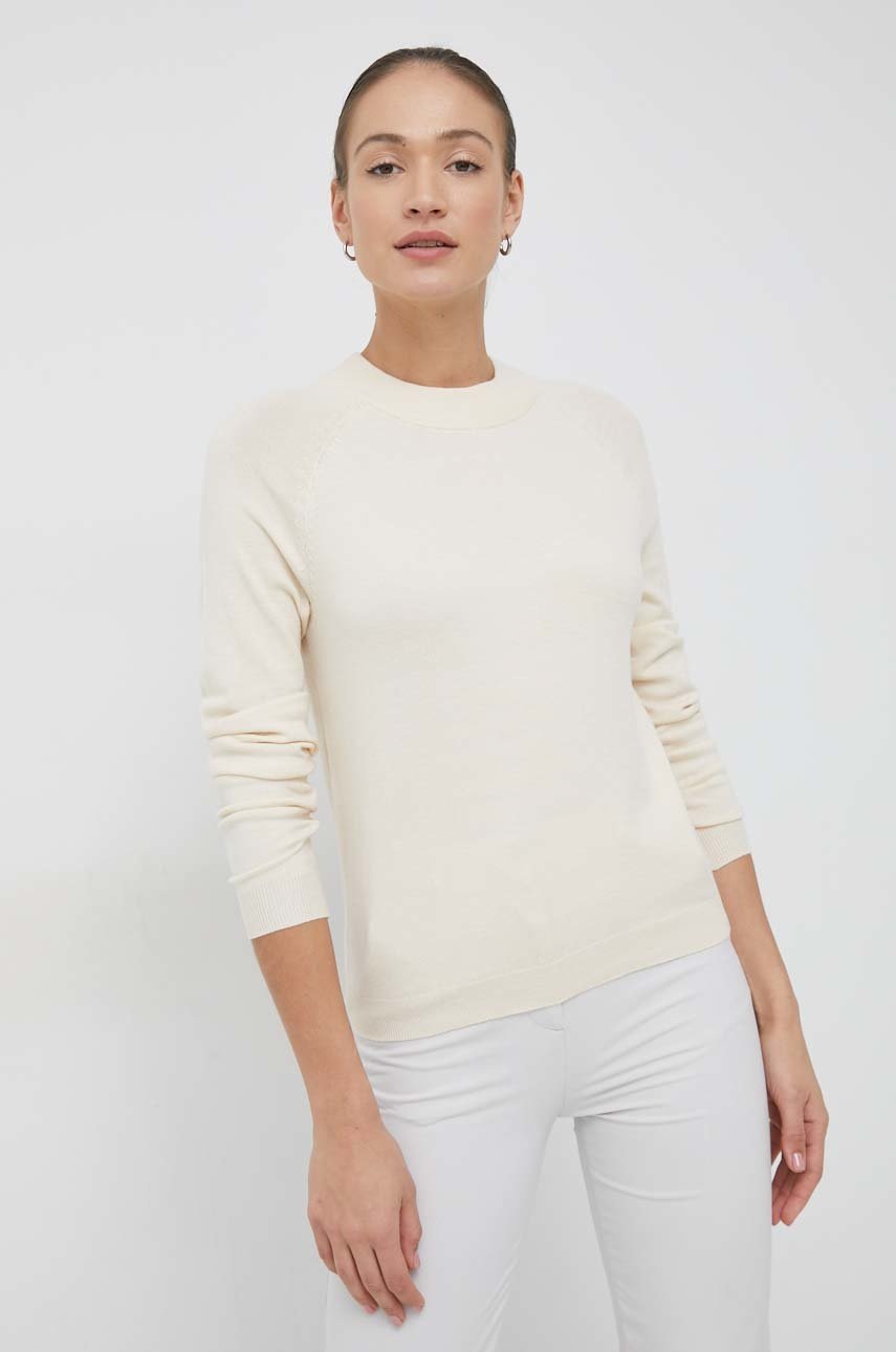 

Пуловер Vero Moda дамски в бежово от лека материя, Бежов