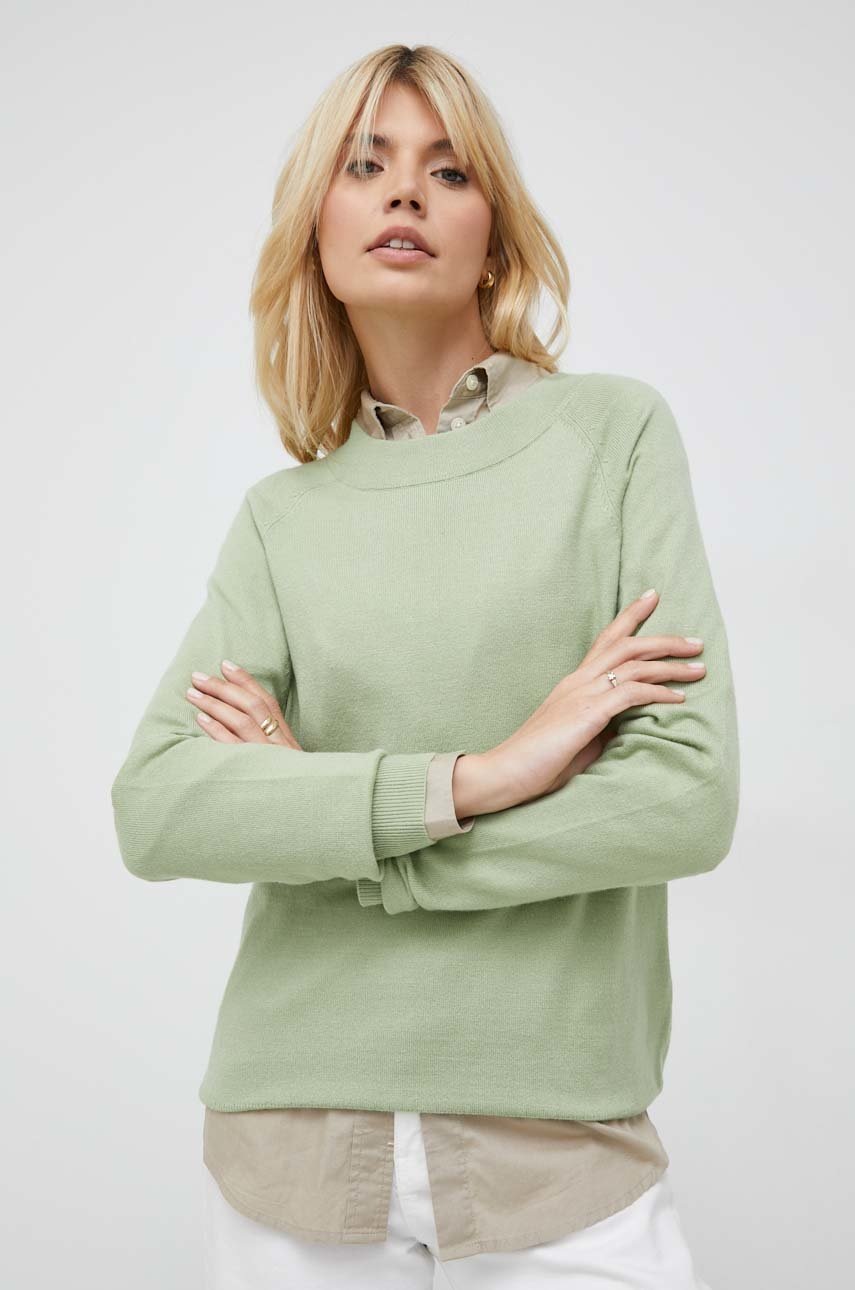 

Пуловер Vero Moda дамски в зелено от лека материя, Зелен