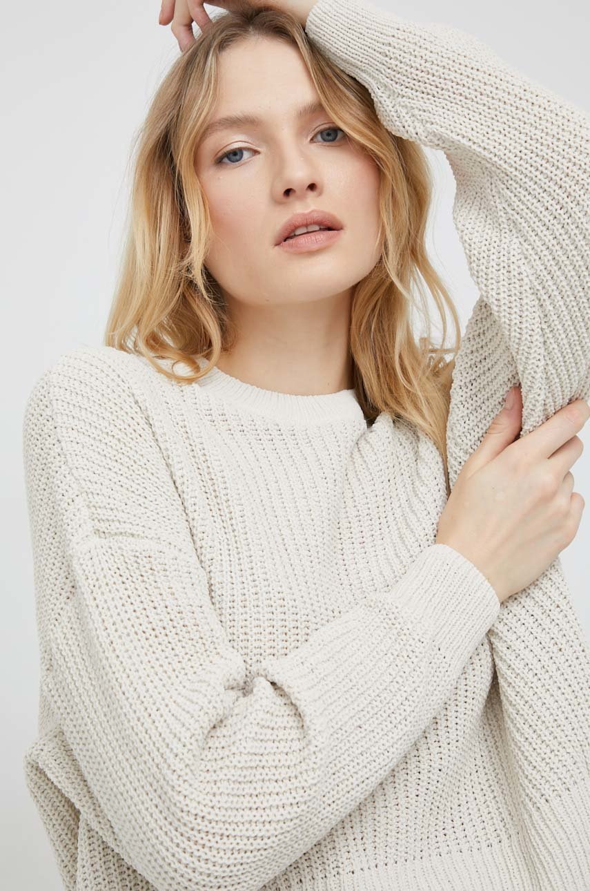 

Пуловер Vero Moda дамски в бежово, Бежов