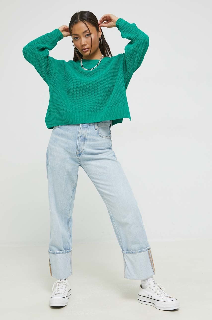 

Светр Vero Moda жіночий колір зелений легкий