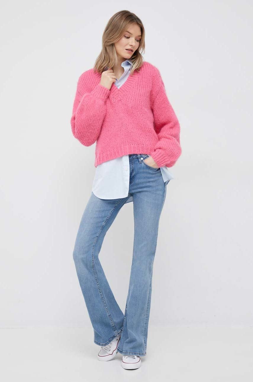 

Свитер Vero Moda женский цвет розовый