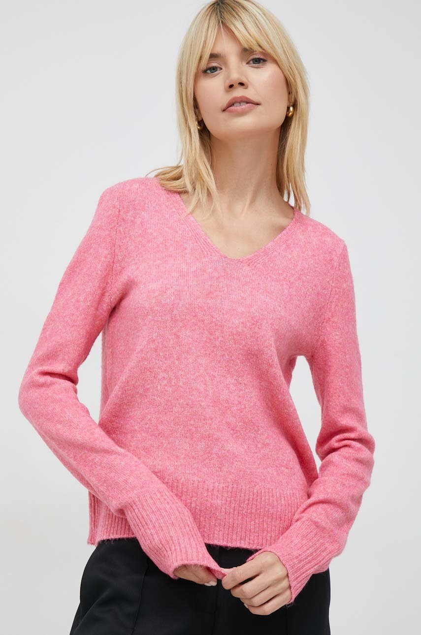 

Светр Vero Moda жіночий колір рожевий легкий