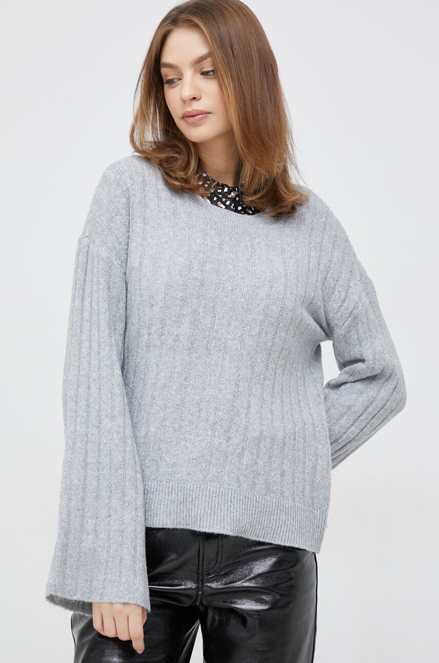 

Светр Vero Moda жіночий колір сірий легкий