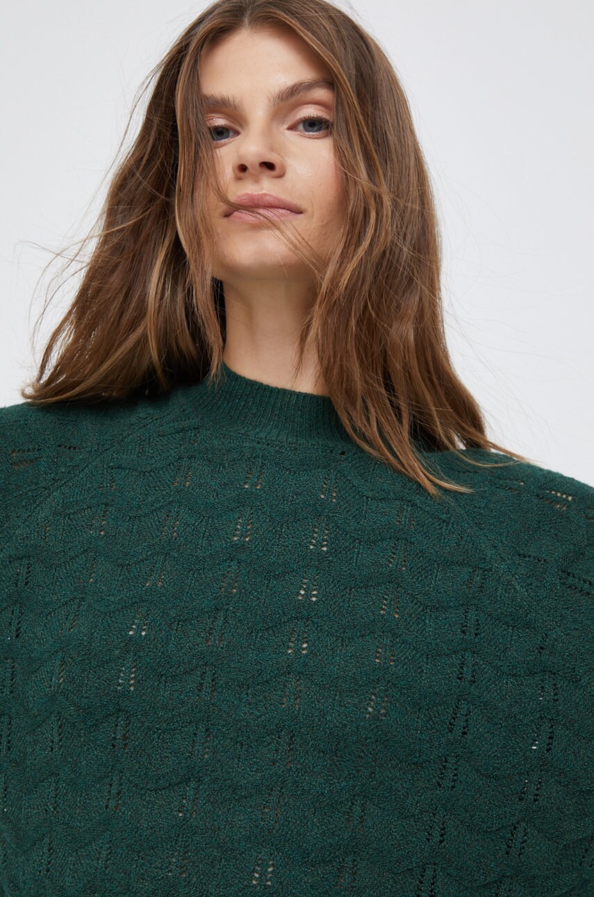 Pepe jeans pulover femei, culoarea verde, light