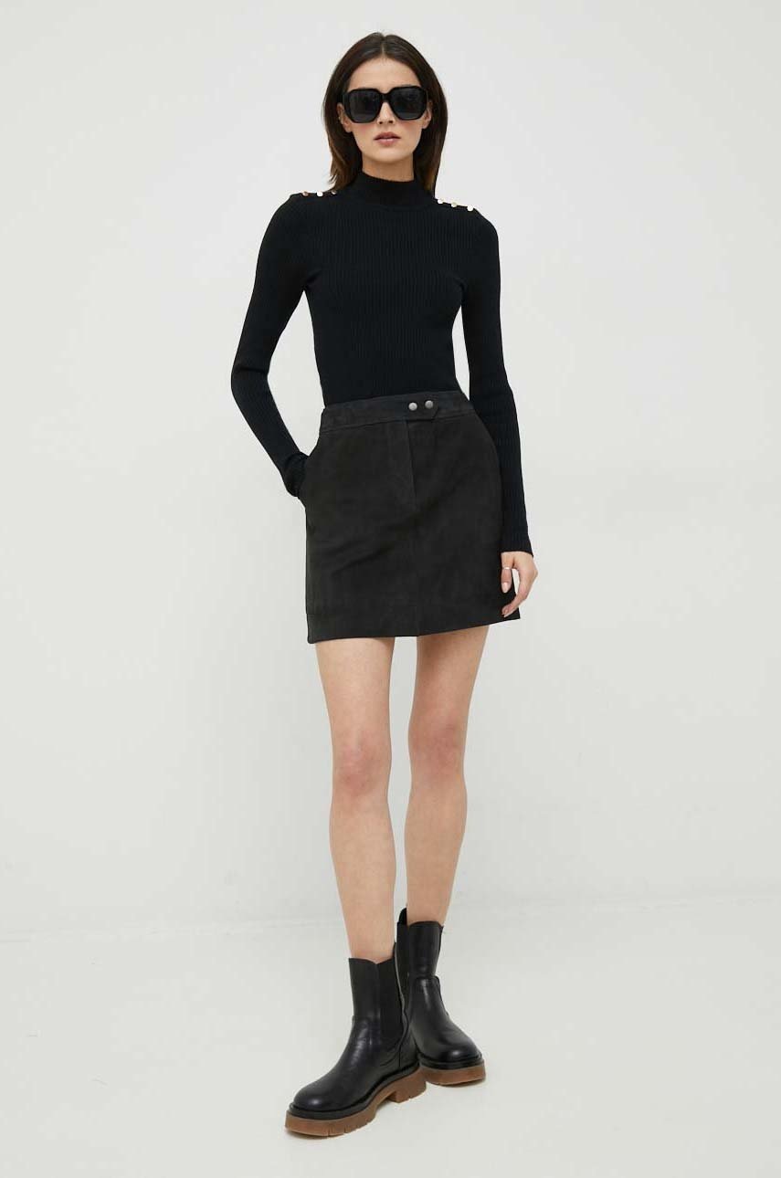 

Свитер Vero Moda женский цвет чёрный лёгкий с гольфом