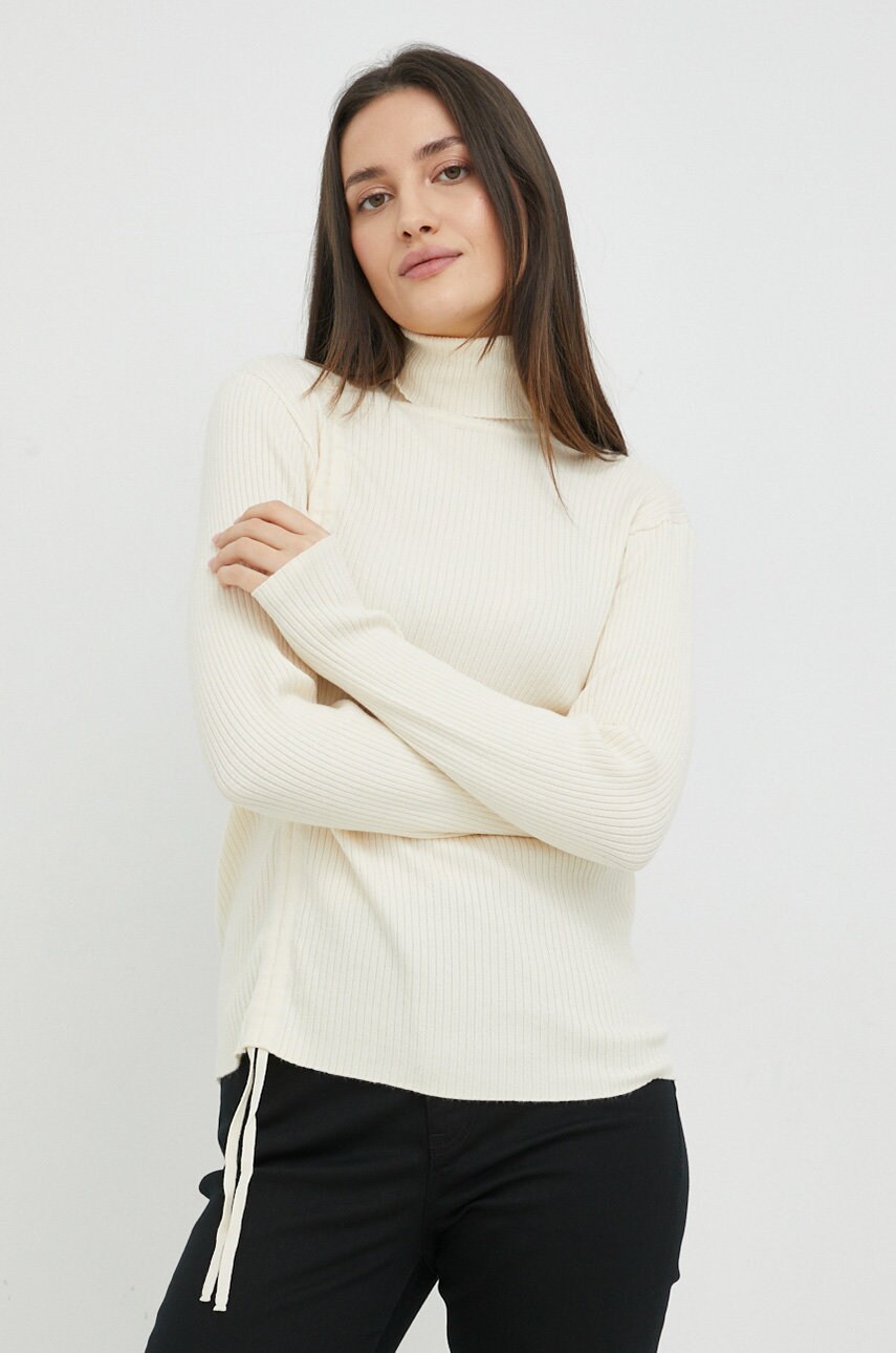 

Светр Vero Moda жіночий колір бежевий легкий гольф
