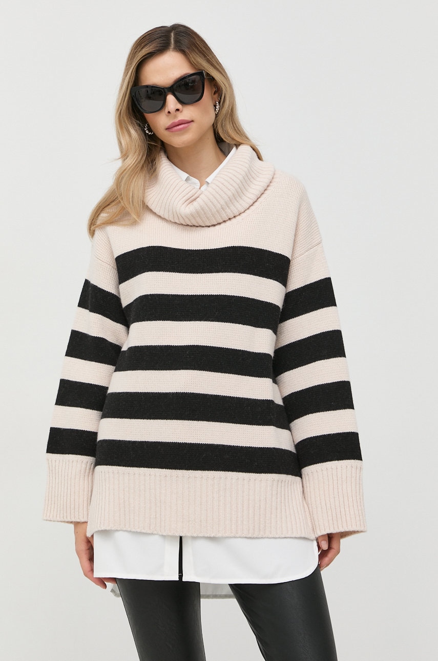 Ivy oak pulover din amestec de lana femei, călduros, cu turtleneck