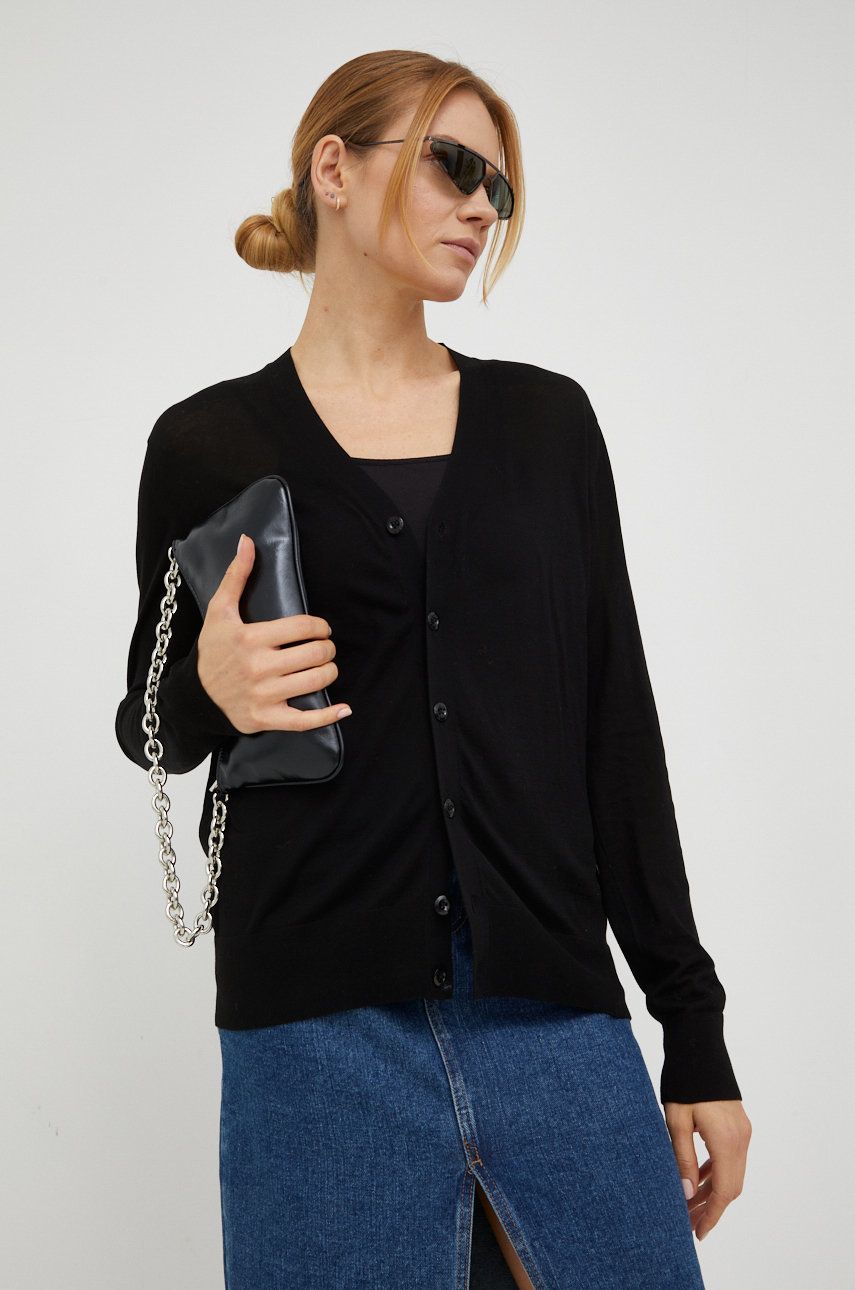 G-Star Raw cardigan din bumbac femei, culoarea negru, light answear.ro imagine noua