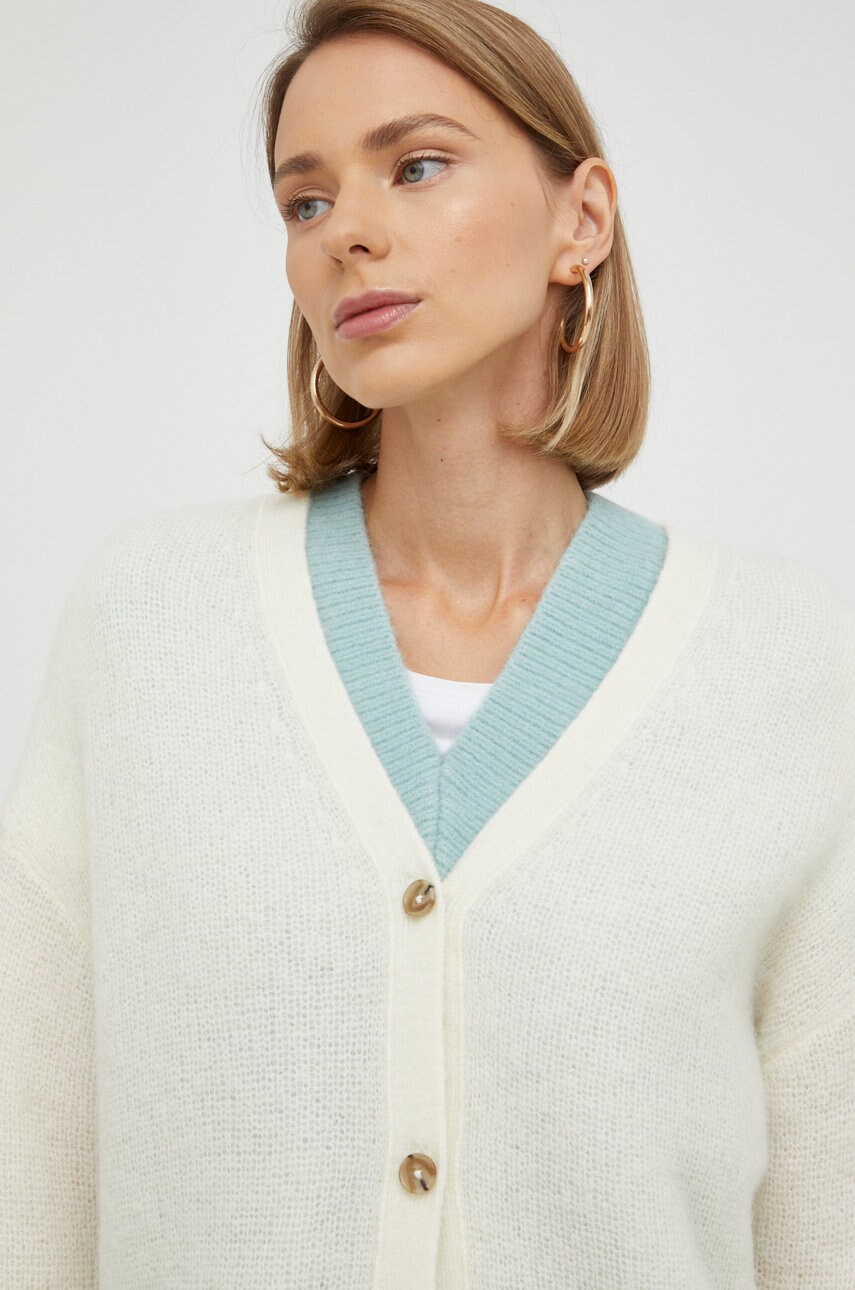 Marc o'polo cardigan din lana femei, culoarea bej, light