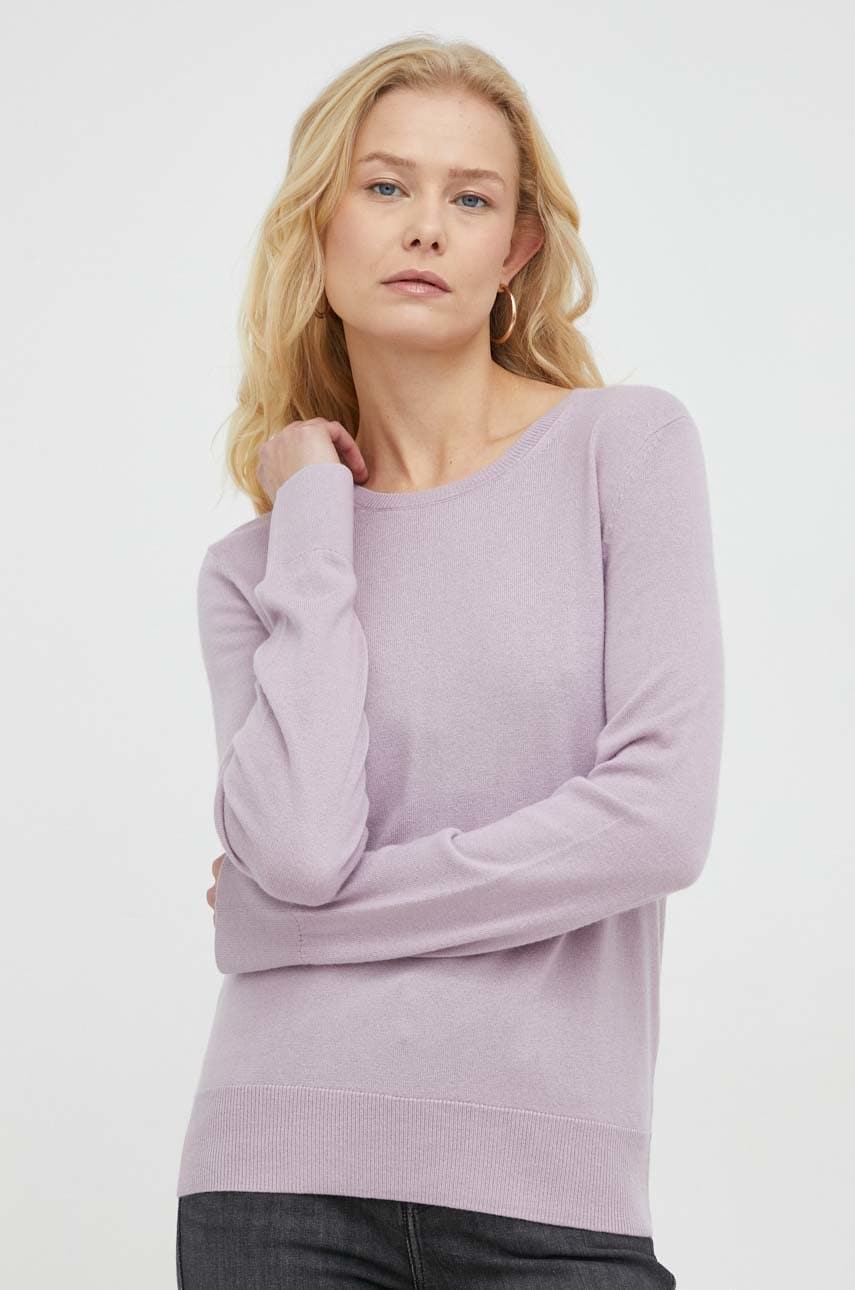 Marc o'polo pulover din amestec de lana femei, culoarea violet, light