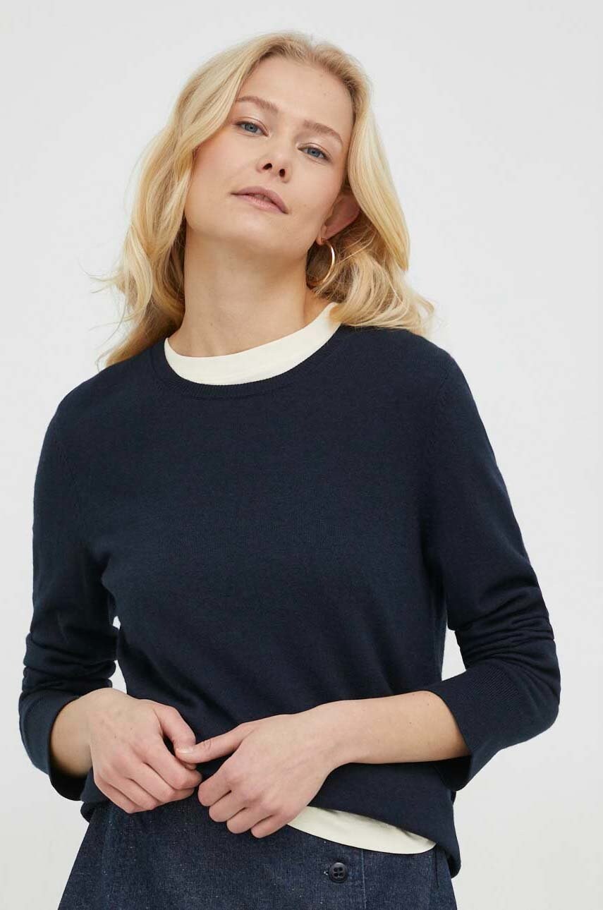 Marc o'polo pulover din amestec de lana femei, culoarea albastru marin, light