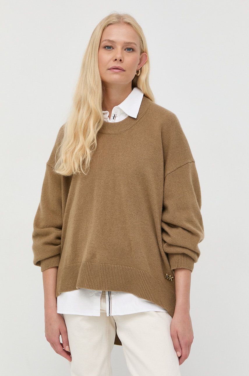 MICHAEL Michael Kors pulover de lana femei, culoarea bej, answear.ro imagine noua