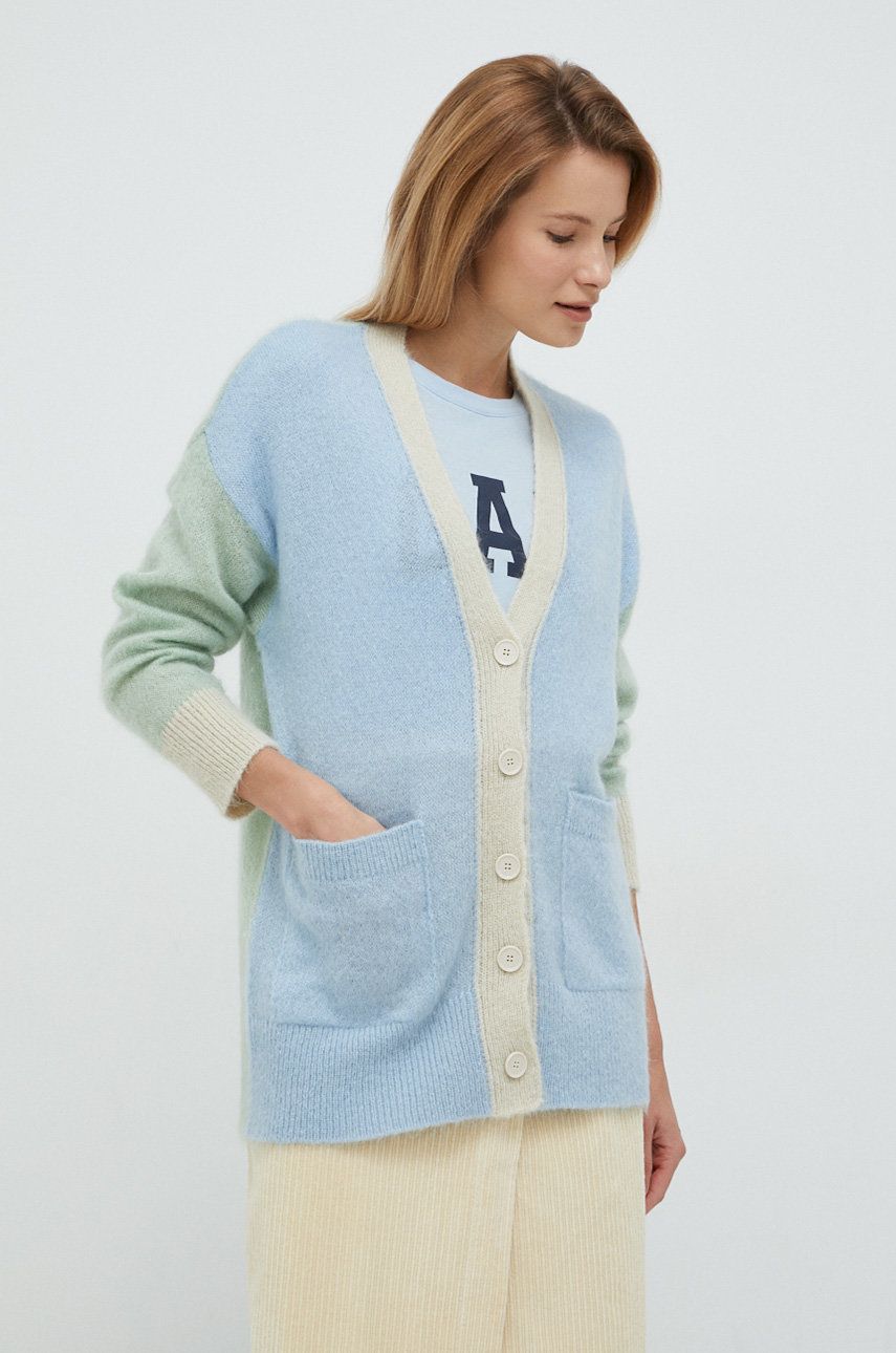 United Colors of Benetton cardigan din amestec de lana femei, light answear.ro