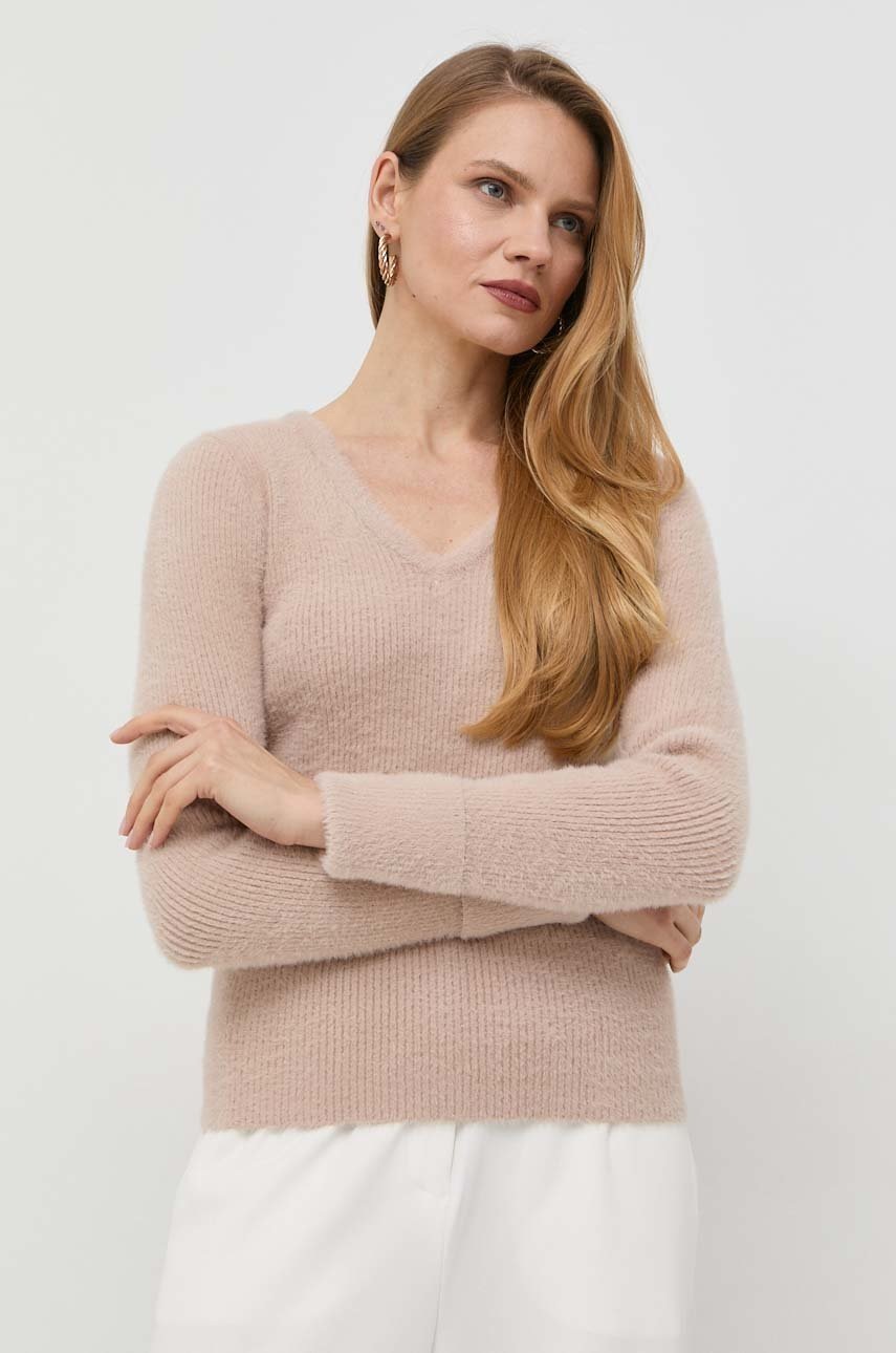 

Пуловер Morgan дамски в бежово, Бежов