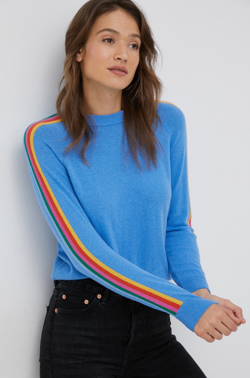 

Пуловер United Colors of Benetton дамски, Син