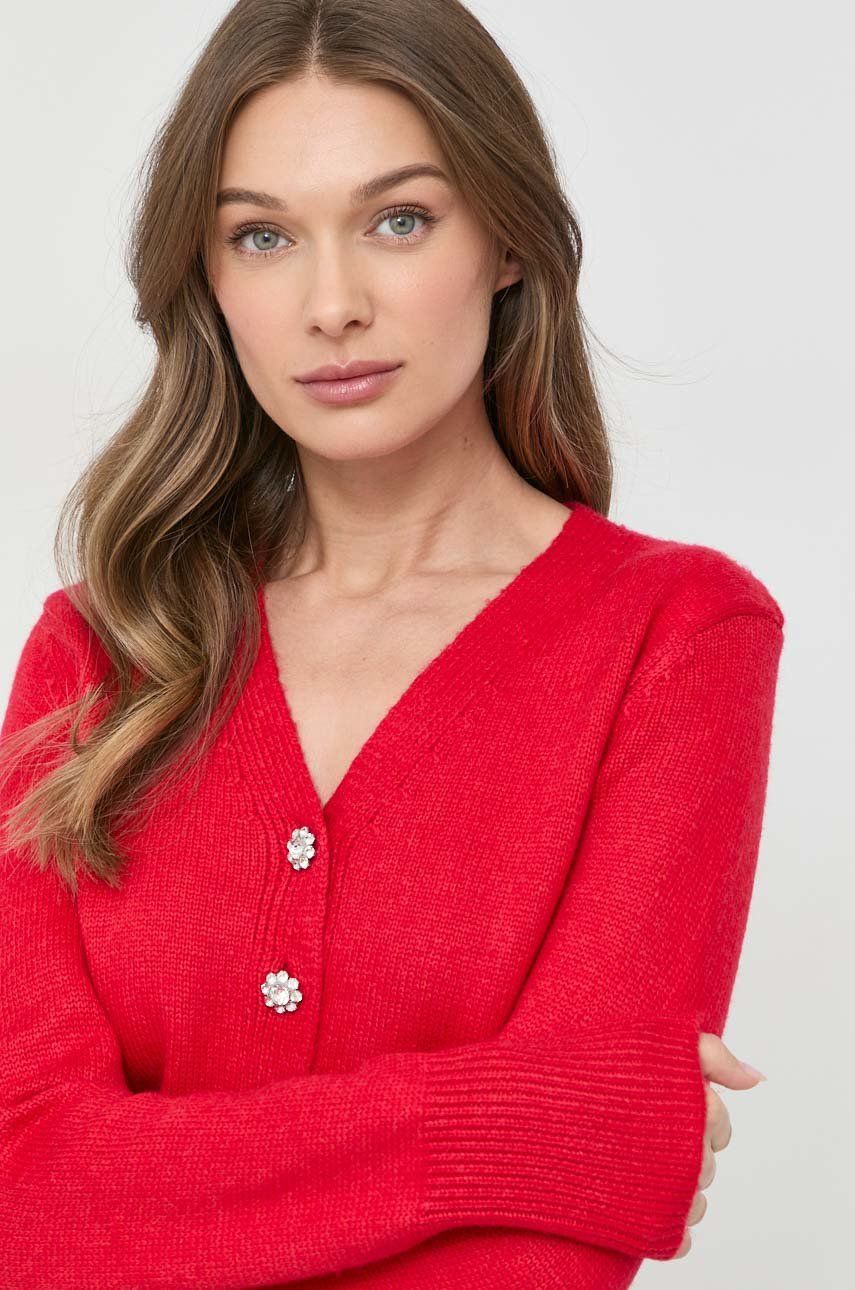 Morgan kardigan damski kolor czerwony