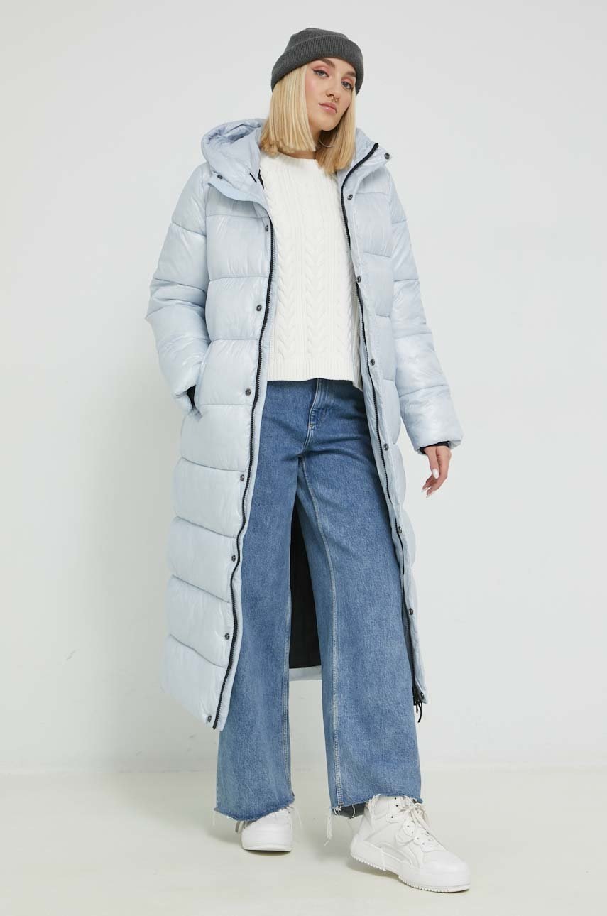 

Бавовняний светр Superdry жіночий колір білий