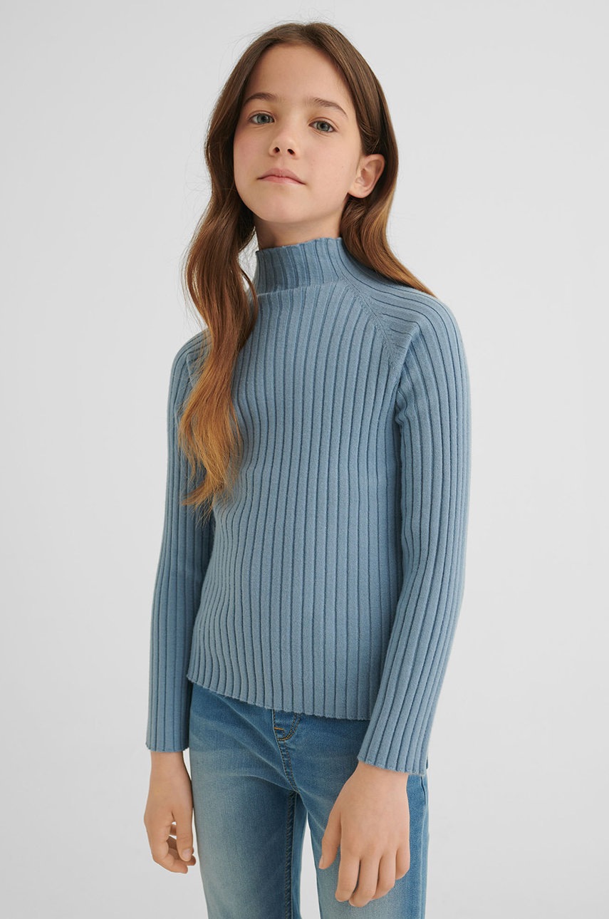 

Детски пуловер Mayoral в лилаво от лека материя, Виолетов