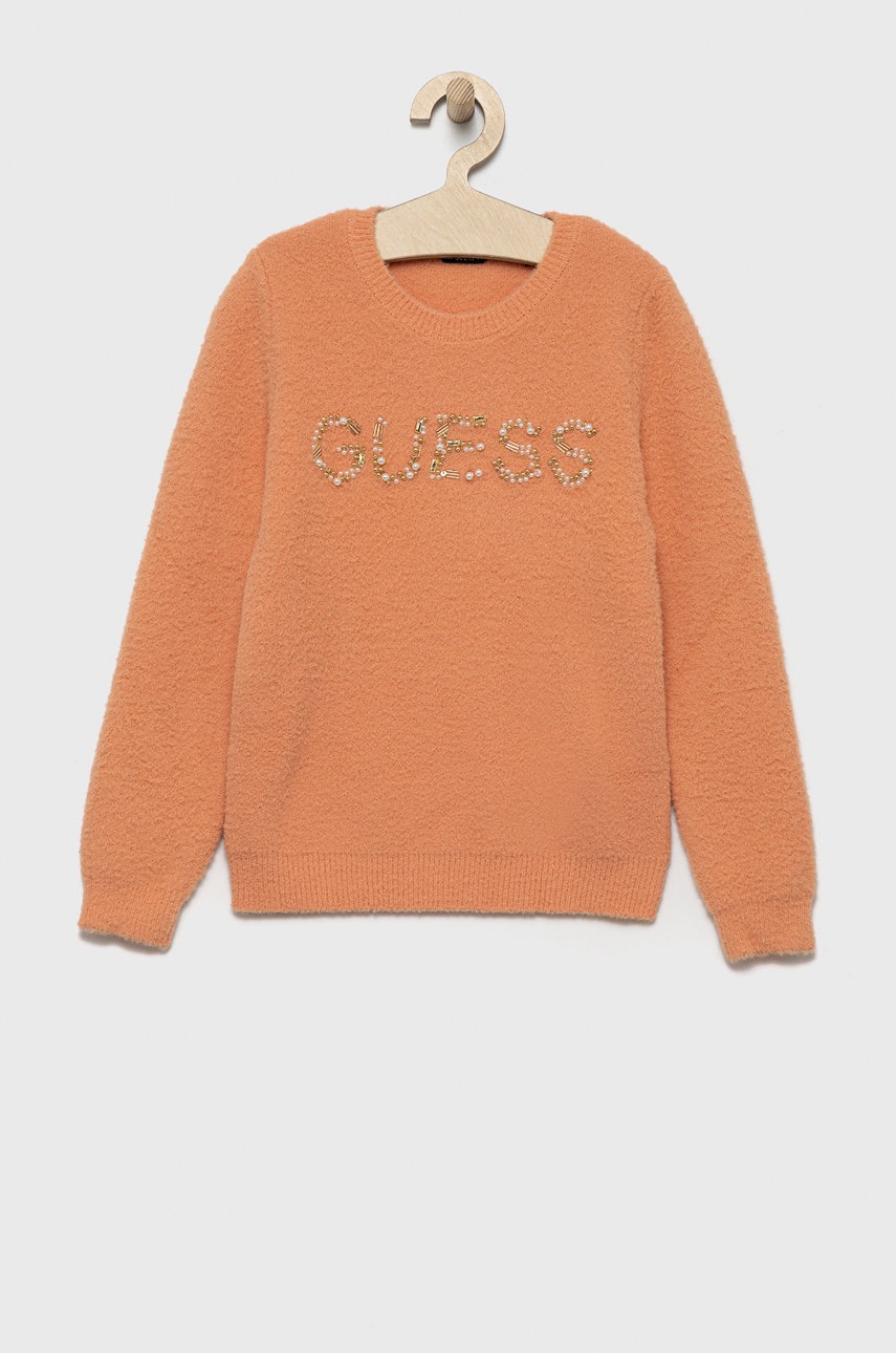

Дитячий светр Guess колір помаранчевий легкий